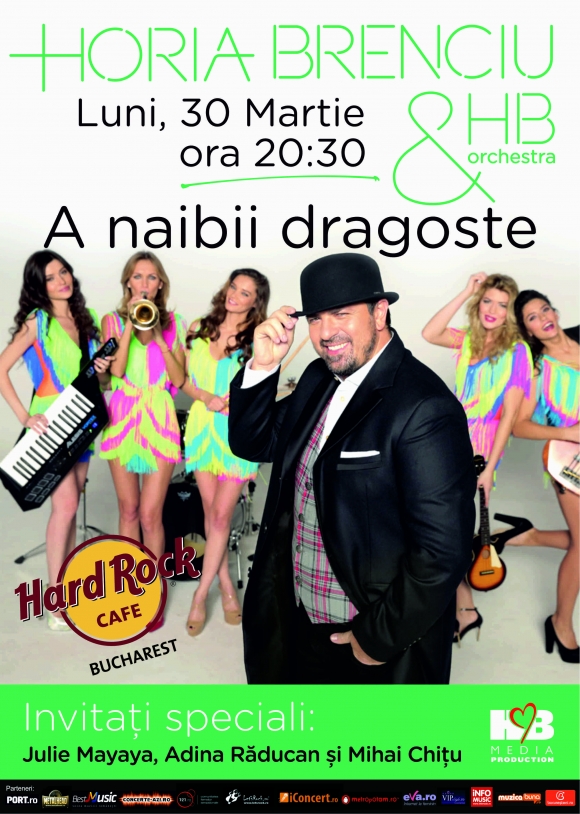 Horia Brenciu si Hb Orchestra concerteaza in Hard Rock Cafe