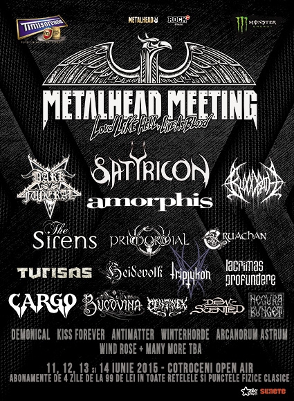 Satyricon in premiera in Romania la Metalhead Meeting 2015