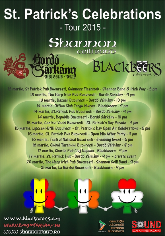 St.Patrick’s Day Tour 2015