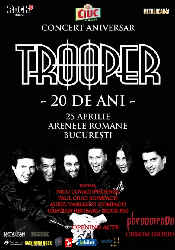 Trooper 20 de ani - o luna pana la eveniment