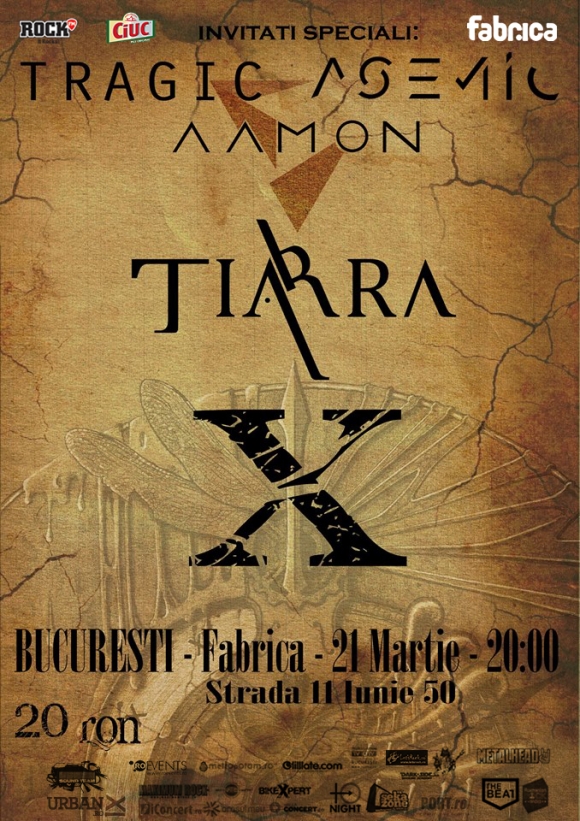 Trupa Tiarra lanseaza albumul “X” in Fabrica