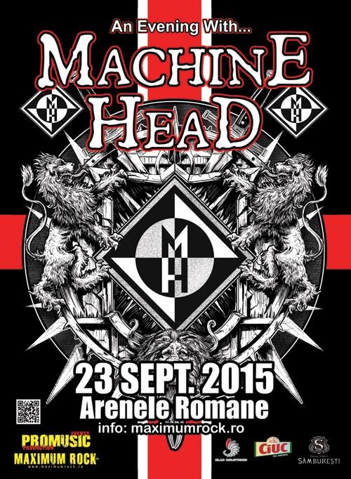 Concert Machine Head la Arenele Romane