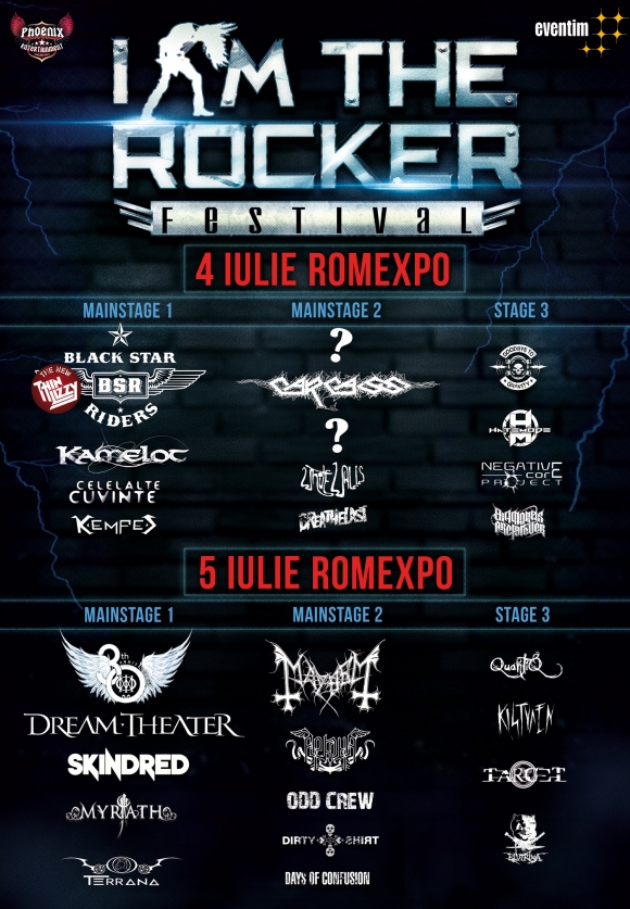 Trei formatii romanesti se alatura line-up-ului festivalului I Am The Rocker