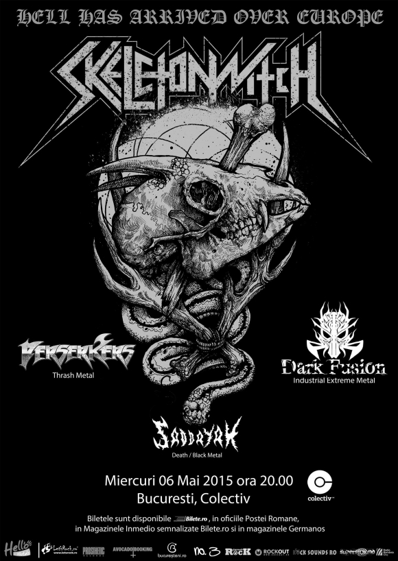 Trei noi confirmari pentru concertul Skeletonwitch de la Bucuresti