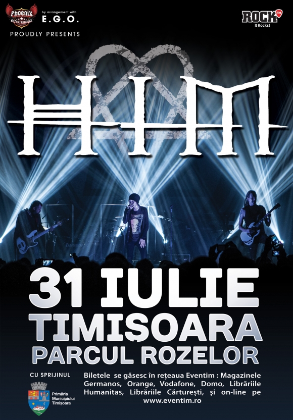 Concert HIM in Parcul Rozelor din Timisoara