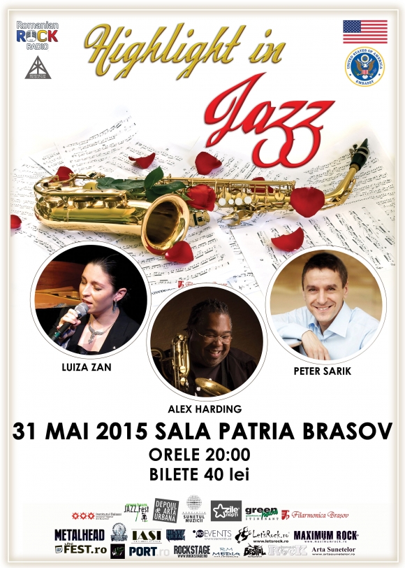 Concert Luiza Zan, Alex Harding si Peter Sarik la Sala Patria Brasov