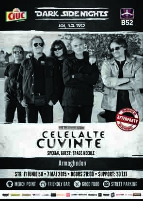 Programul concertului Celelalte Cuvinte, din club B52