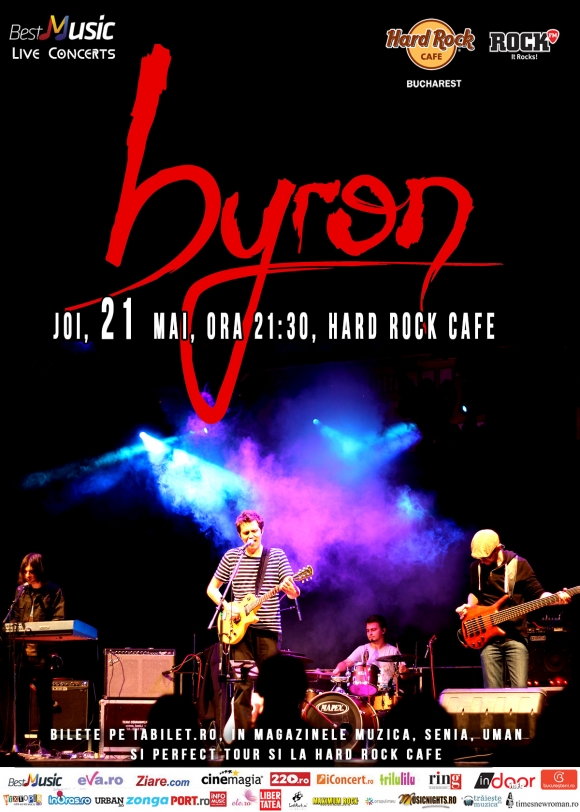 byron canta la Hard Rock Cafe