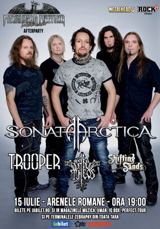 Program si reguli de acces la concertul Sonata Arctica de la Arenele Romane