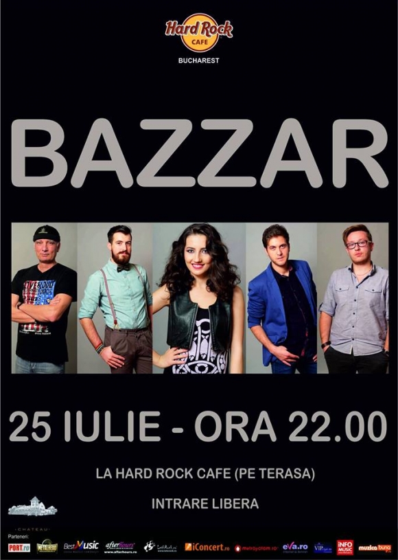 Concert Bazzar la Hard Rock Cafe