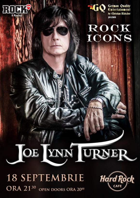 Concert JOE LYNN TURNER la Hard Rock Cafe din Bucuresti