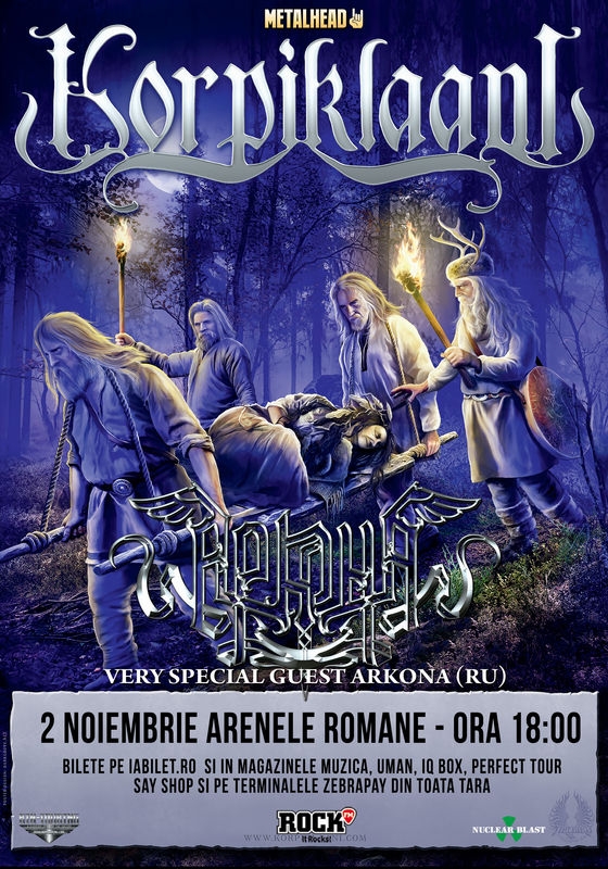 Concert Korpiklaani si Arkona in Arenele Romane