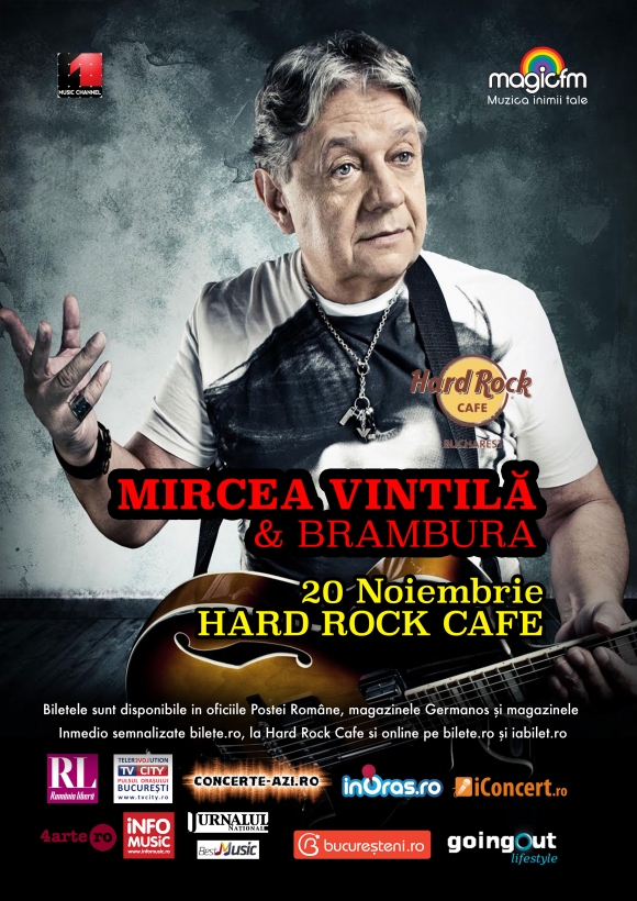 Concert Mircea Vintila si Brambura la Hard Rock Cafe