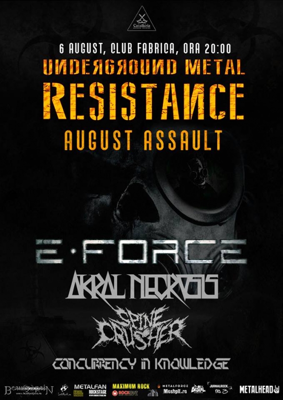 Metal Resistance August Assault in Club Fabrica