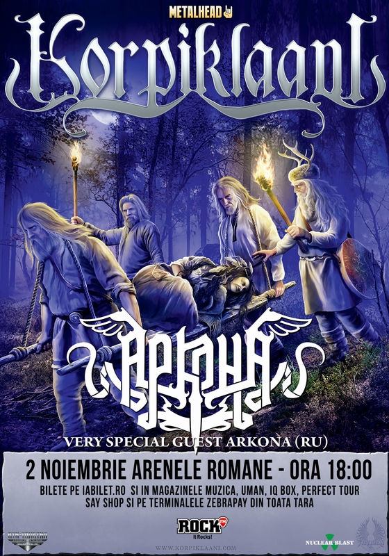 Finlandezii de la Korpiklaani revin in Romania la Arenele Romane