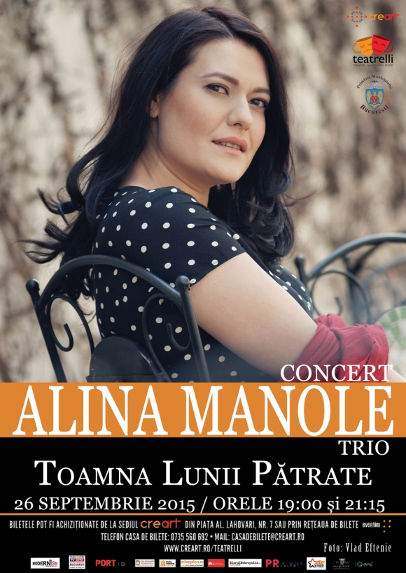 Lansare de videoclip si doua concerte Alina Manole la Teatrelli