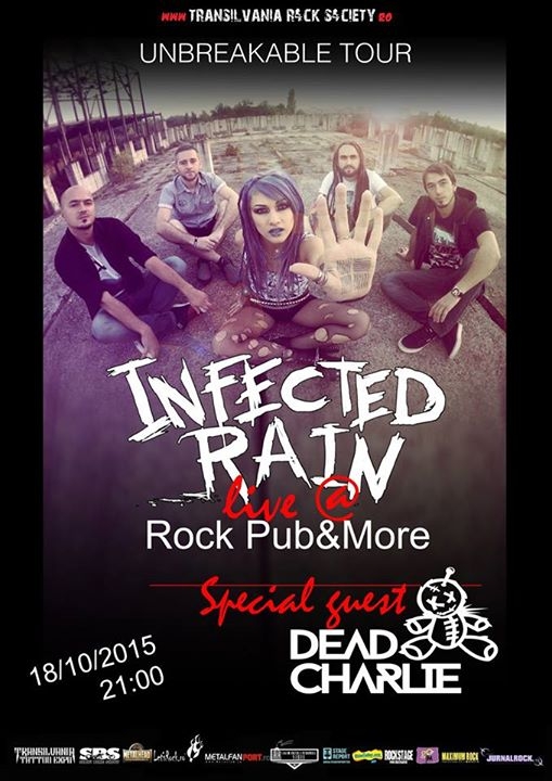 Concert Infected Rain si Dead Charlie in Rock Pub & More, Sibiu