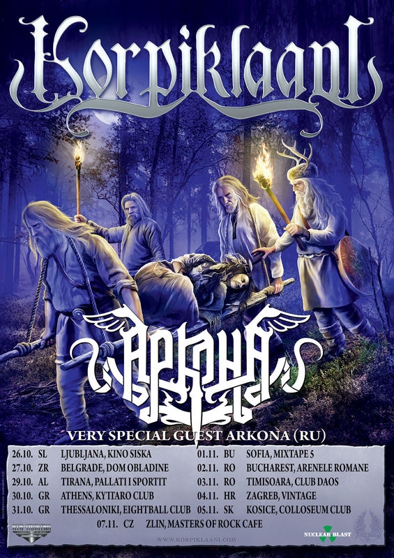 Concert Korpiklaani in premiera la Timisoara