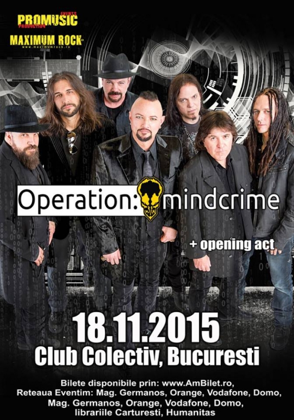 Concertul Operation: Mindcrime de la Bucuresti a fost anulat