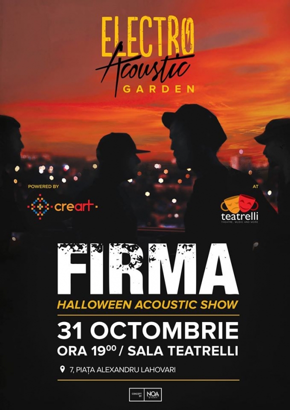 Show acustic FiRMA 'Halloween Special' la Teatrelli