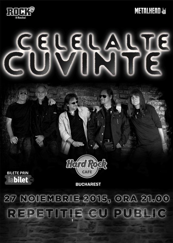 Celelalte Cuvinte - repetitie cu public la Hard Rock Cafe