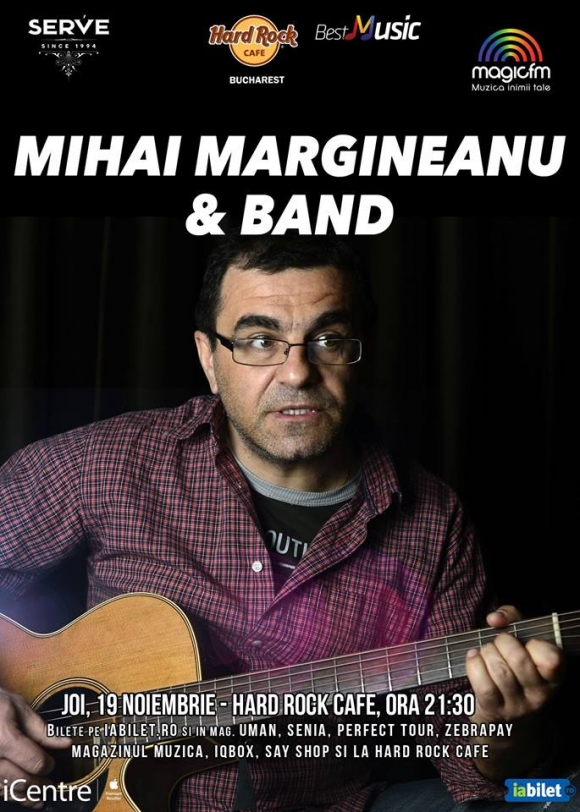 Concert Mihai Margineanu & Band la Hard Rock Cafe