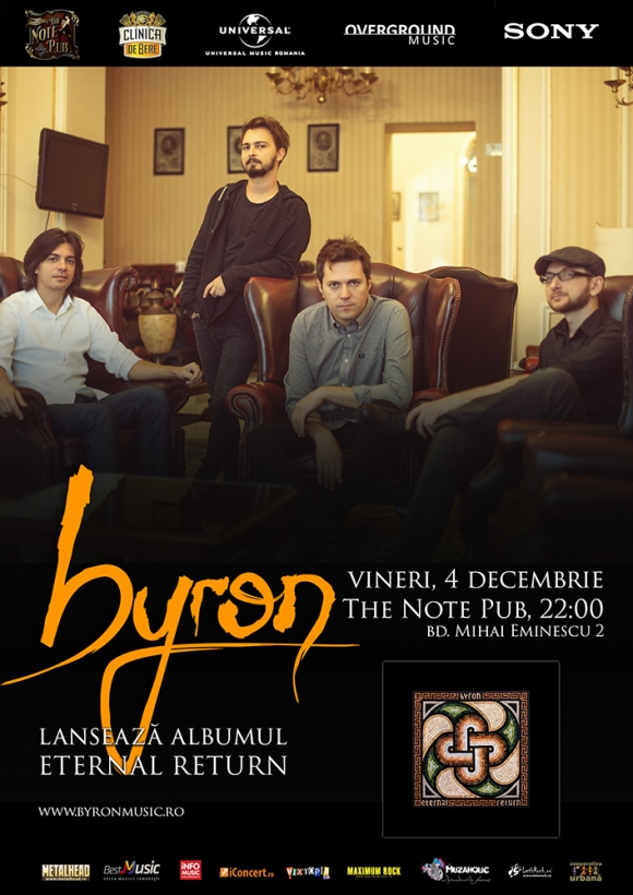 byron lanseaza noul album Eternal Return in The Note Pub din Timisoara