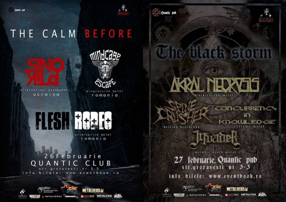 Programul Underground Metal Resistance Fest V in Quantic Pub2