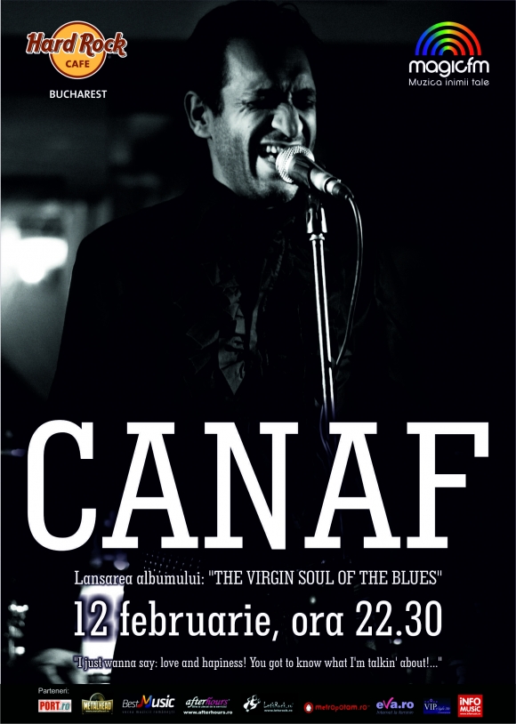 'The Virgin Soul Of The Blues', noul album al lui Iulian Canaf, va fi lansat la Hard Rock Cafe