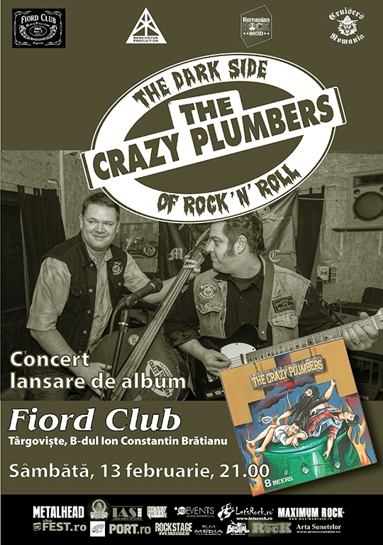 Trupa The Crazy Plumbers lanseaza albumul 8 Beers, la Targoviste