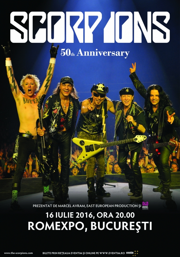 50 de ani alaturi de Scorpions