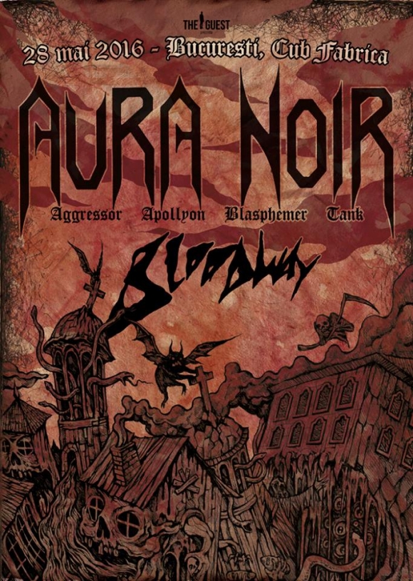 Concert Aura Noir in Club Fabrica