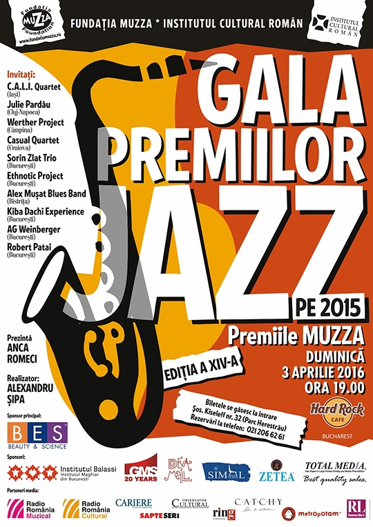 Hard Rock Cafe gazduieste Gala Premiilor de Jazz – Premiile Muzza