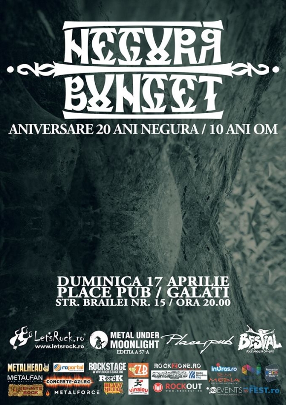 NEGURA BUNGET (Metal Under Moonlight LVII, 17.04.2016)