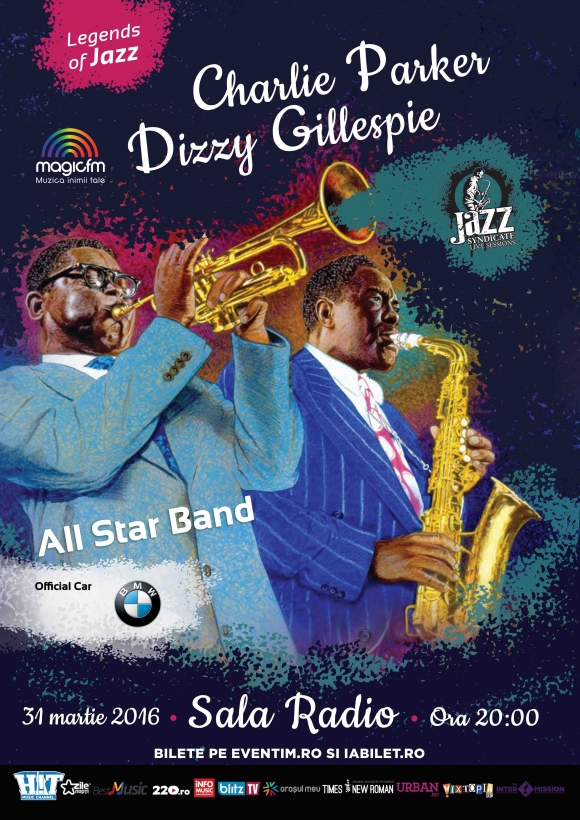 Program Charile Parker & Dizzy Gillespie Tribute la Sala Radio