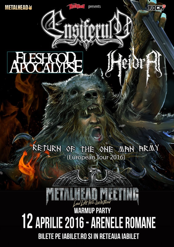 Concert Ensiferum si Fleshgod Apocalypse la Arenele Romane - program si reguli de acces