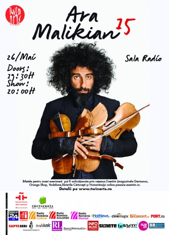 Concert Ara Malikian la Sala Radio