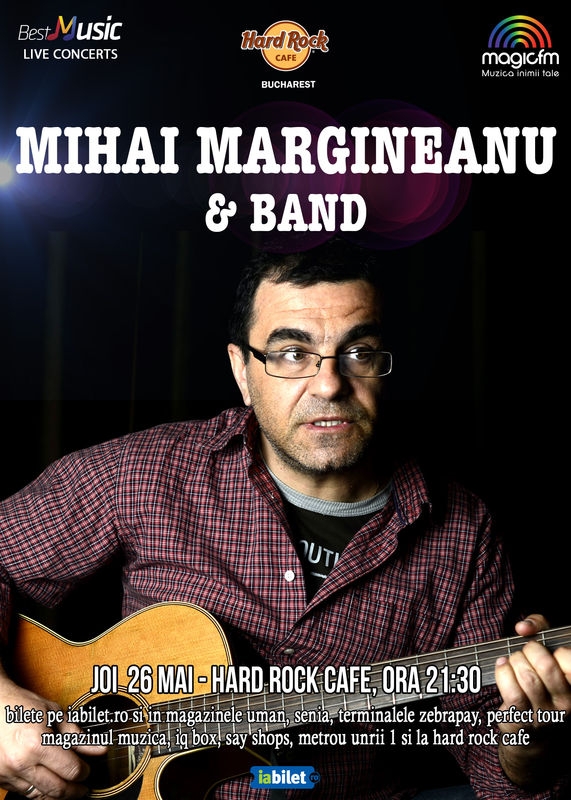 Concert Mihai Margineanu la Hard Rock Cafe