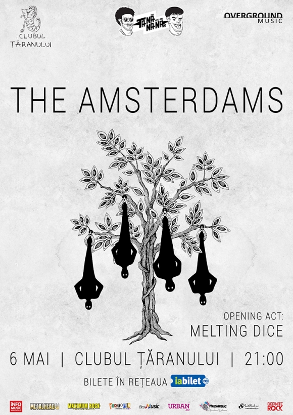 Concert The Amsterdams si Melting Dice la Clubul Taranului din Bucuresti