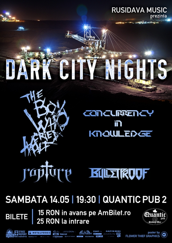 Concert The Boy Who Cried Wolf, Concurrency In Knowledge, Rapture si Bulletproof in Quantic Pub 2