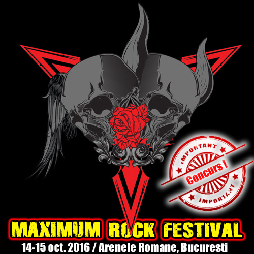 Maximum Rock Festival 2016 - Castiga tricouri cu autografe, Cd-uri cu autografe, invitatii si alte surprize