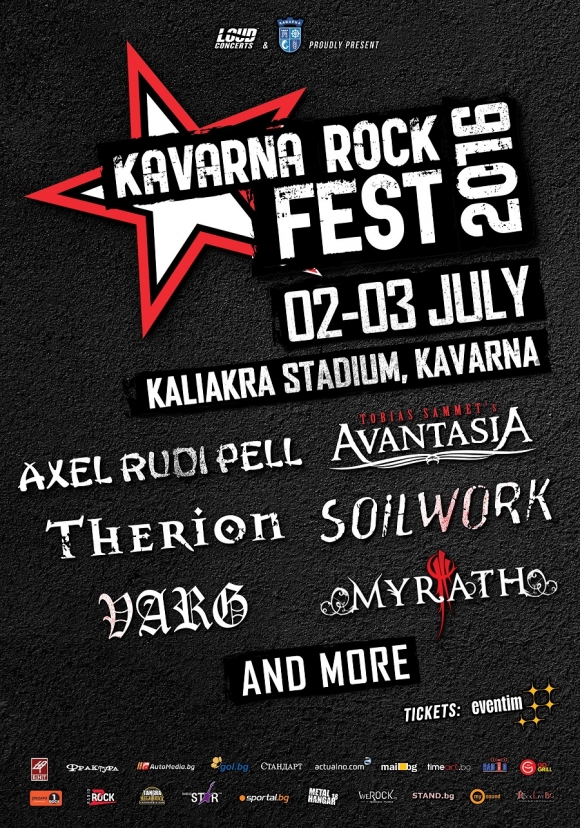 Axel Rudi Pell si Avantasia vor fi headlineri la Kavarna Rock Fest 2016