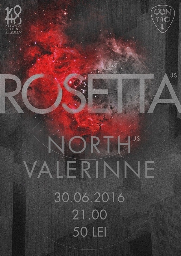 Concert Rosetta, North si Valerinne live in Club Control