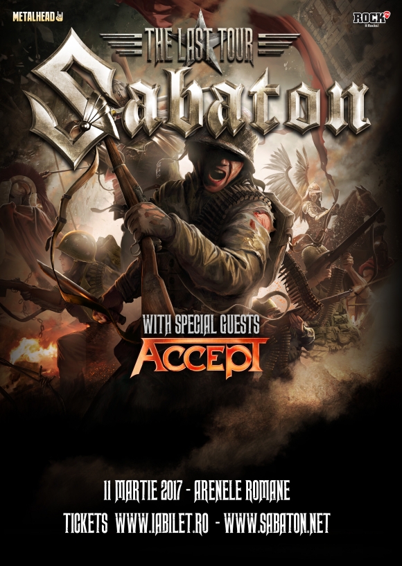 Concert Sabaton si Accept la Arenele Romane