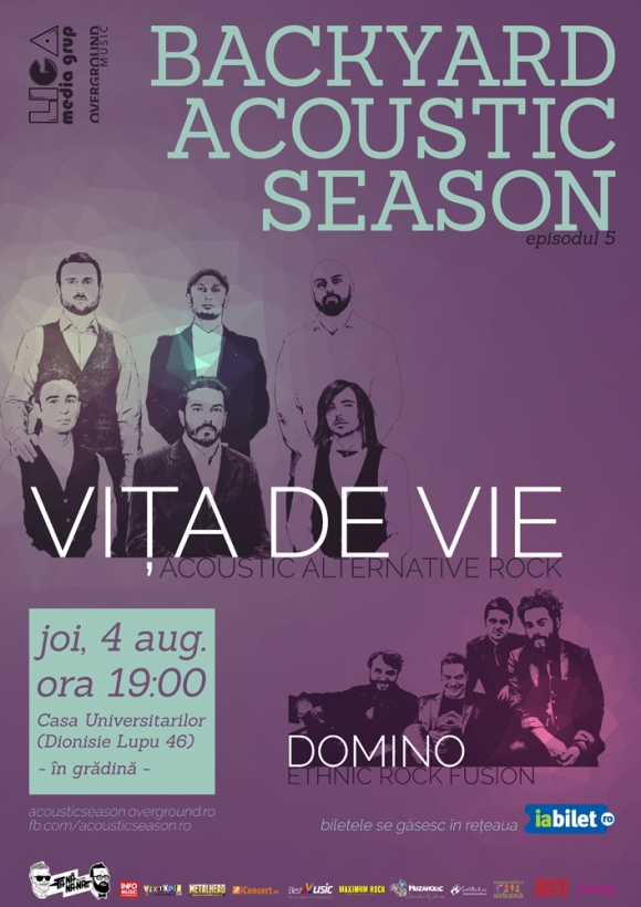 Vita de Vie si Domino concerteaza in gradina Casei Universitarilor Bucuresti