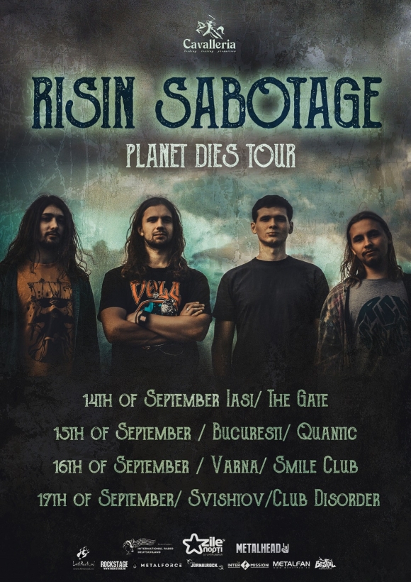 O serie de concerte Risin Sabotage in cadrul Planet Dies Tour