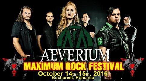 Trupa AEVERIUM confirmata la Maximum Rock Festival 2016