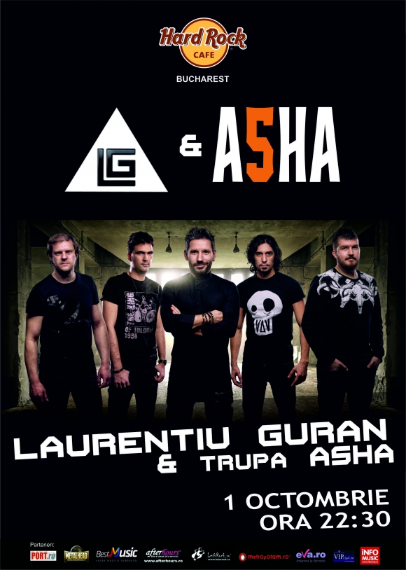 Laurentiu Guran & Asha in concert la Hard Rock Cafe