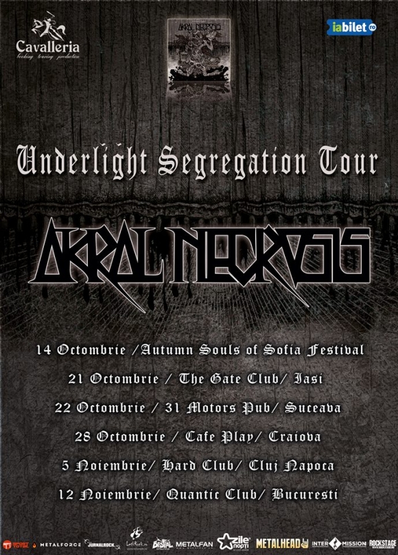 Trupa Akral Necrosis promoveaza noul album in cadrul 'Underlight Segregation Tour'