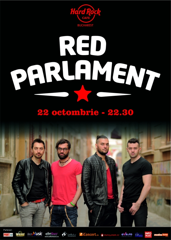 Trupa Red Parlament in concert la Hard Rock Cafe